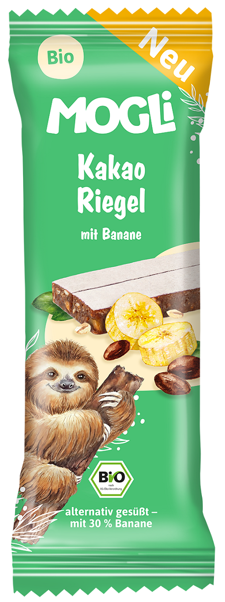 BATON Z BANANEM I KAKAO BIO 25 g - MOGLI