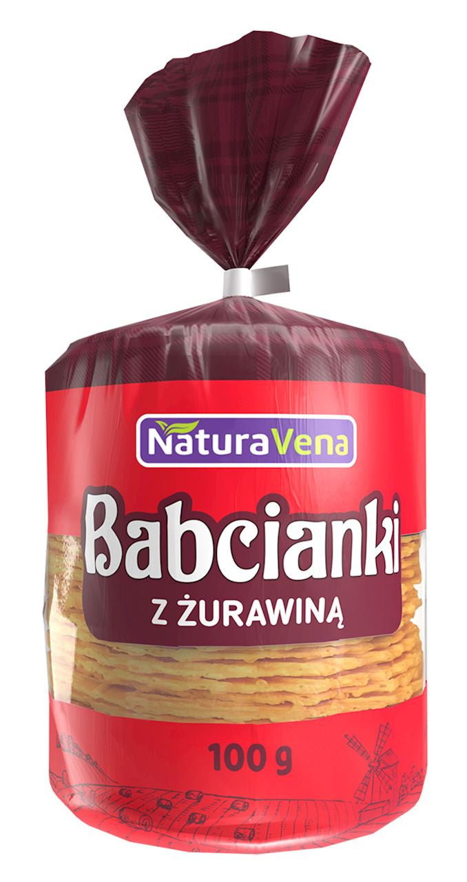 Babcianki z Żurawiną (9 szt x 100 g)