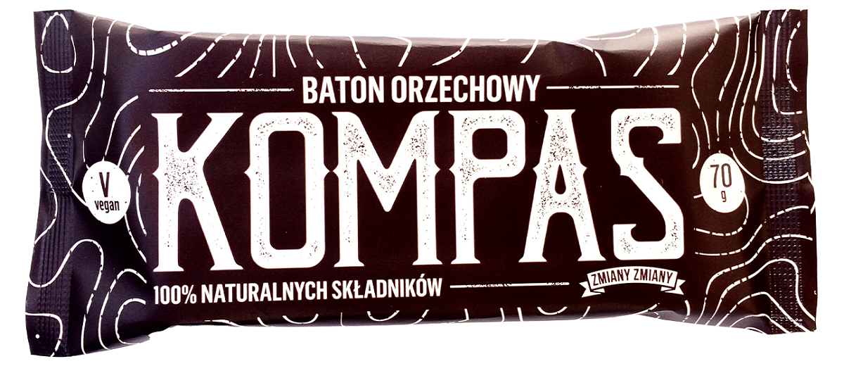 Baton Orzechowy Kompas Bezglutenowy (6 szt x 70 g)