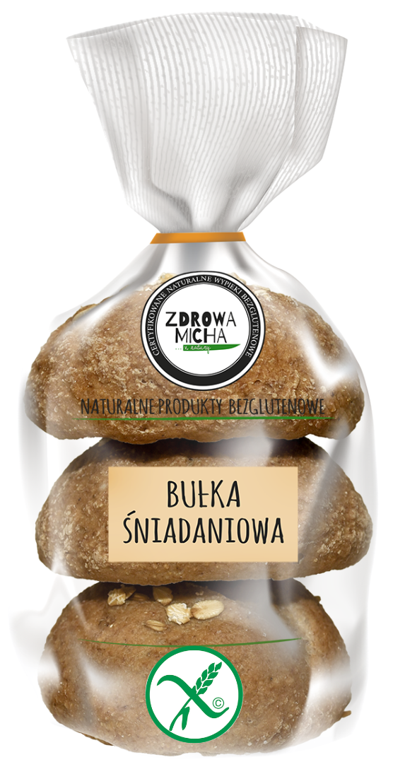 Bułka Śniadaniowa Bezglutenowa (3 Szt.) 300 g