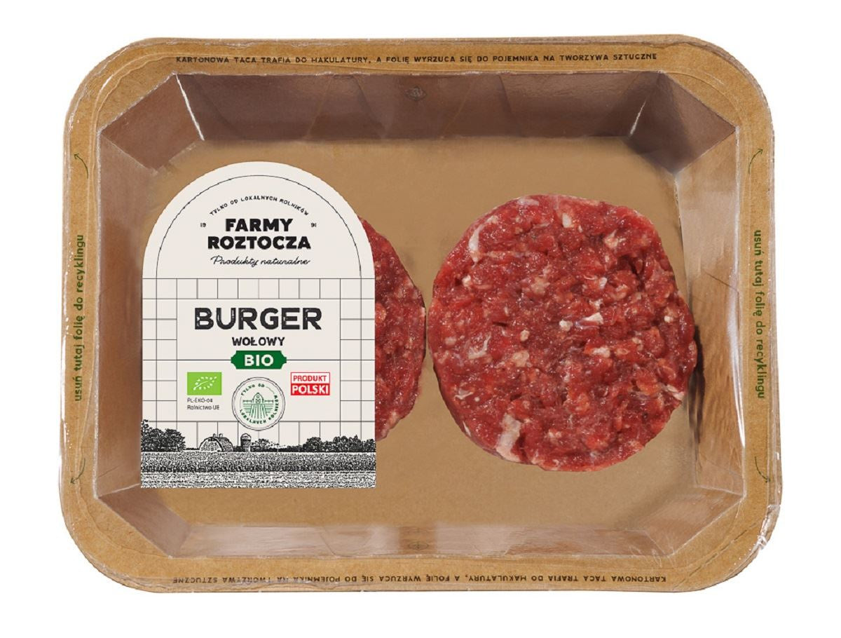 Burger Wołowy Surowy BIO 200 g