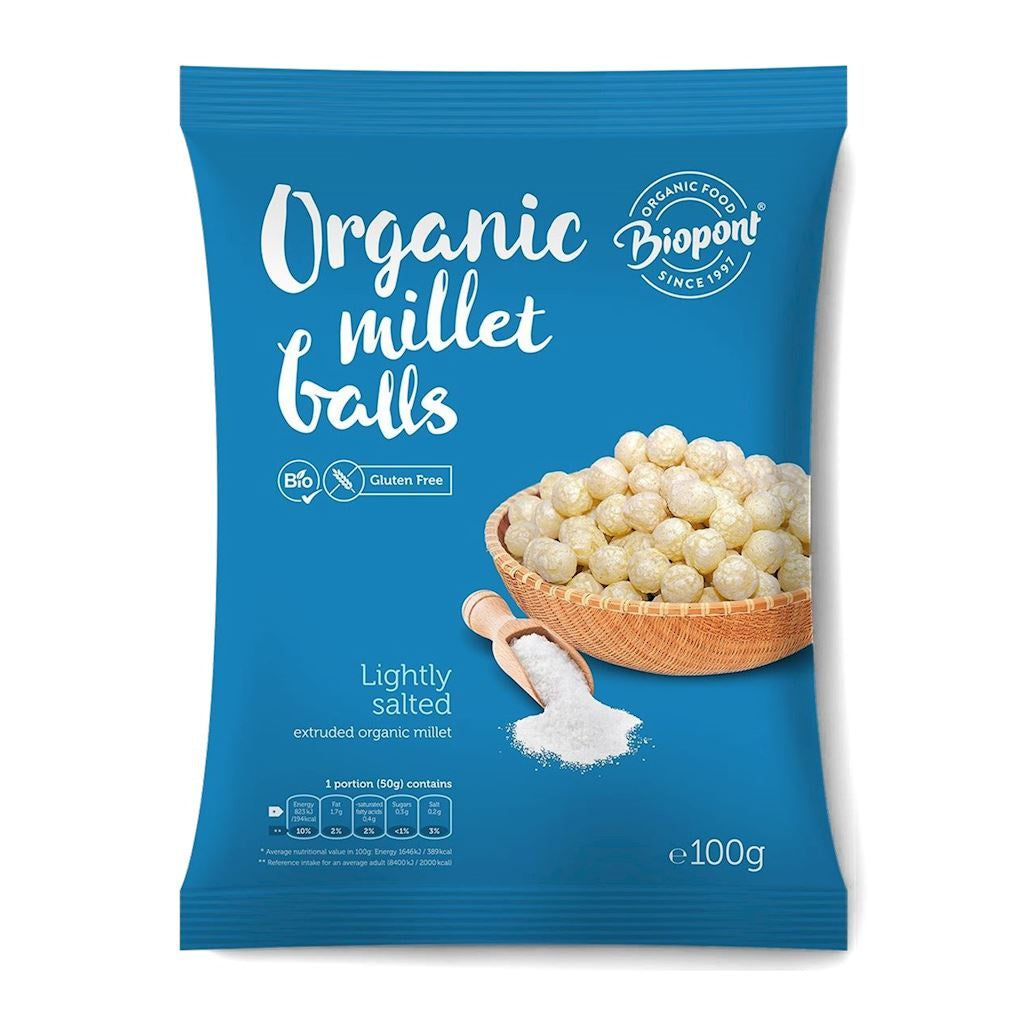 Chrupki Jaglane Delikatnie Solone Bezglutenowe BIO (12 szt x 100 g)