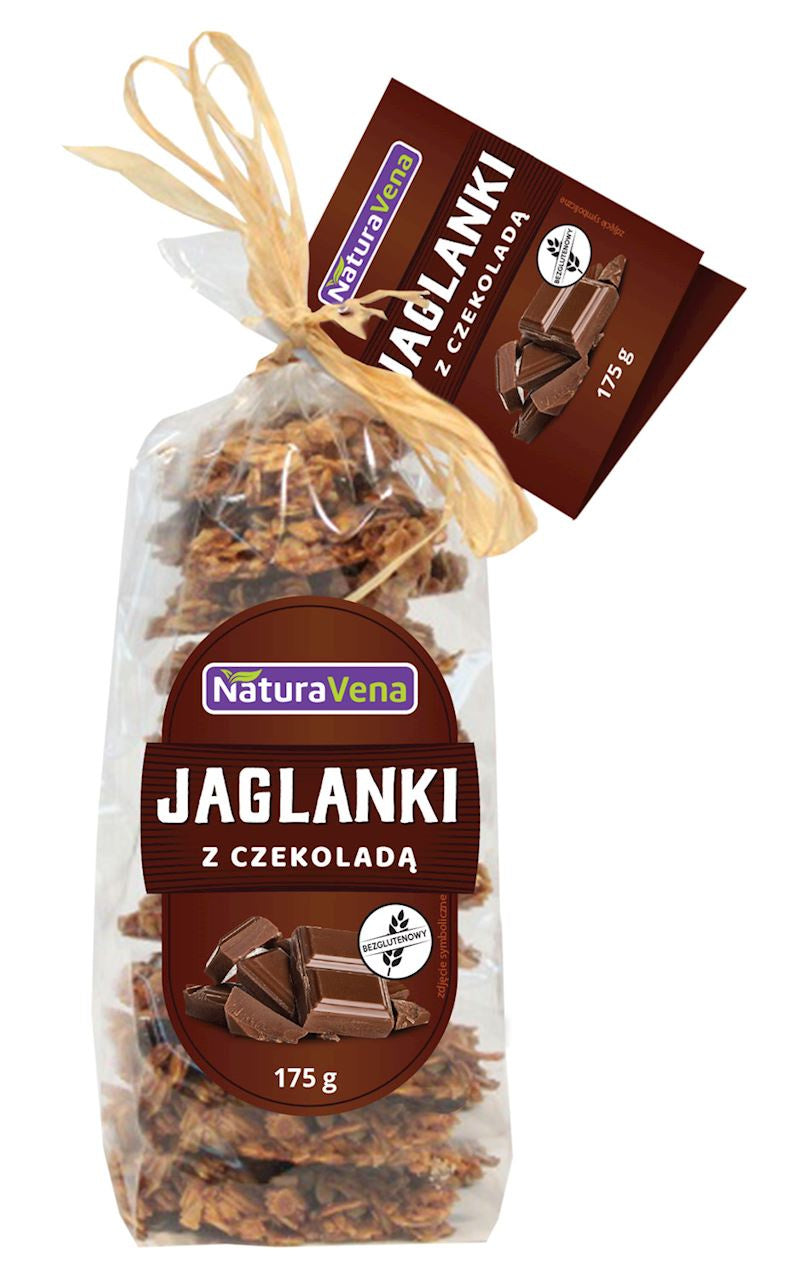 Ciastka Jaglanki z Czekoladą Bezglutenowe (5 szt x 175 g)