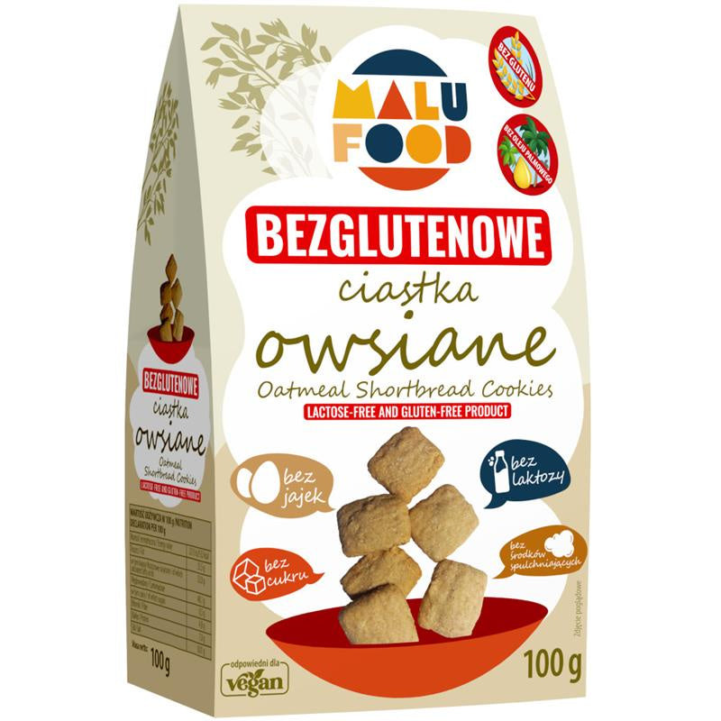 Ciastka Owsiane Bez Cukru Bezglutenowe (3 szt x 100 g)