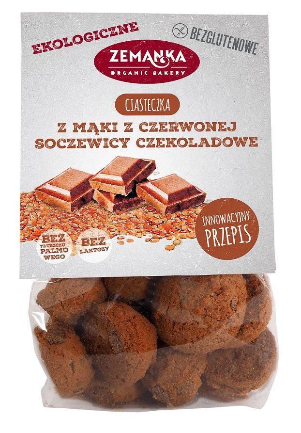 Ciastka Soczewicowe Czekoladowe Bezglutenowe BIO (3 szt x 100 g)