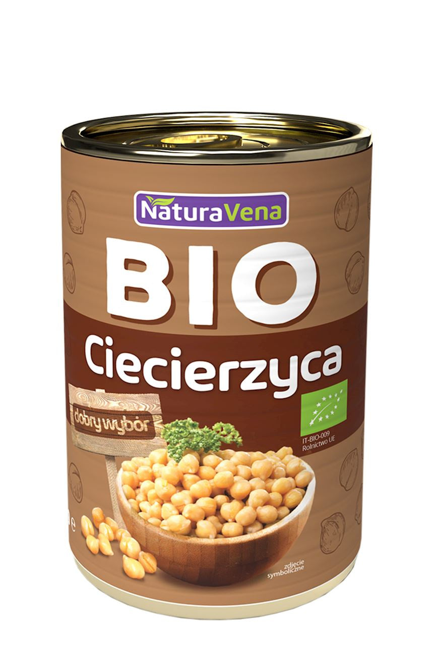 Ciecierzyca w Zalewie Bez Dodatku Soli BIO 400 g () (9 szt x 240 g)