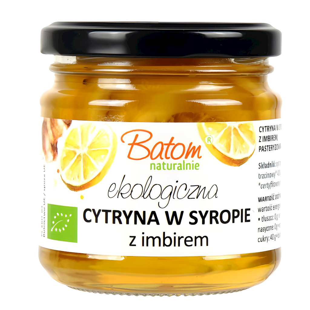 Cytryna z Imbirem w Syropie BIO (90 g) (2 szt x 220 g)