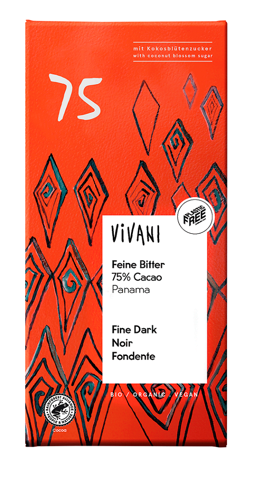 Czekolada Gorzka 75 % BIO (2 szt x 80 g)