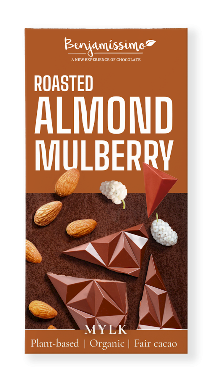 Czekolada Migdały - Morwa Bezglutenowa BIO (3 szt x 60 g)