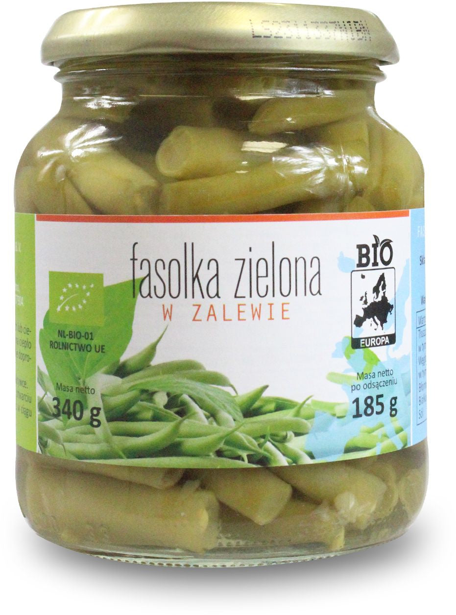 Fasolka Zielona w Zalewie BIO 340 g () (Słoik) (3 szt x 185 g)