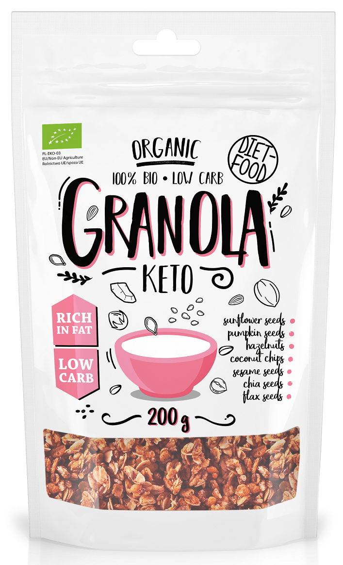 Granola Keto BIO - Diet (2 szt x 200 g)