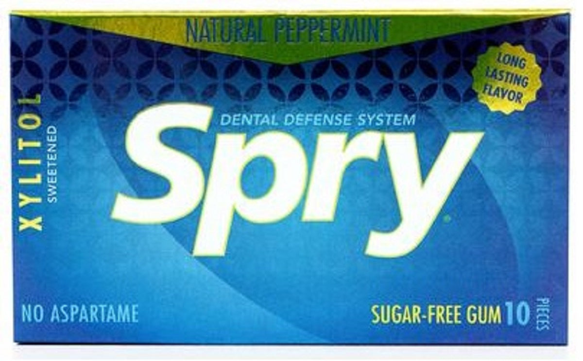 Guma Do Żucia z Ksylitolem o Smaku Mięty Pieprzowej Bezglutenowa (10 Szt.) (4 szt x 12 g)