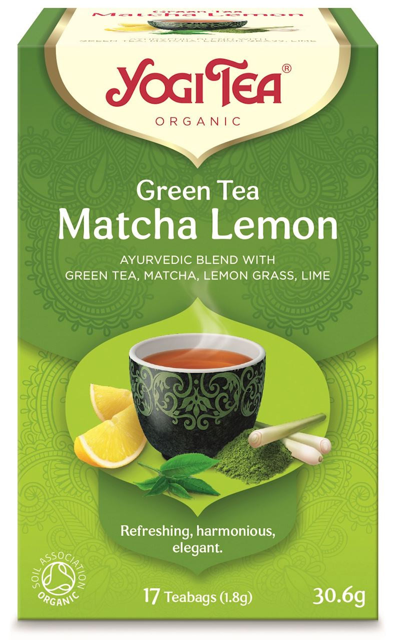 Herbata Zielona z Cytryną i Matchą (Green Tea Matcha Lemon) BIO (17 x 1,8 g) 30,6 g (2 szt x 31 g)