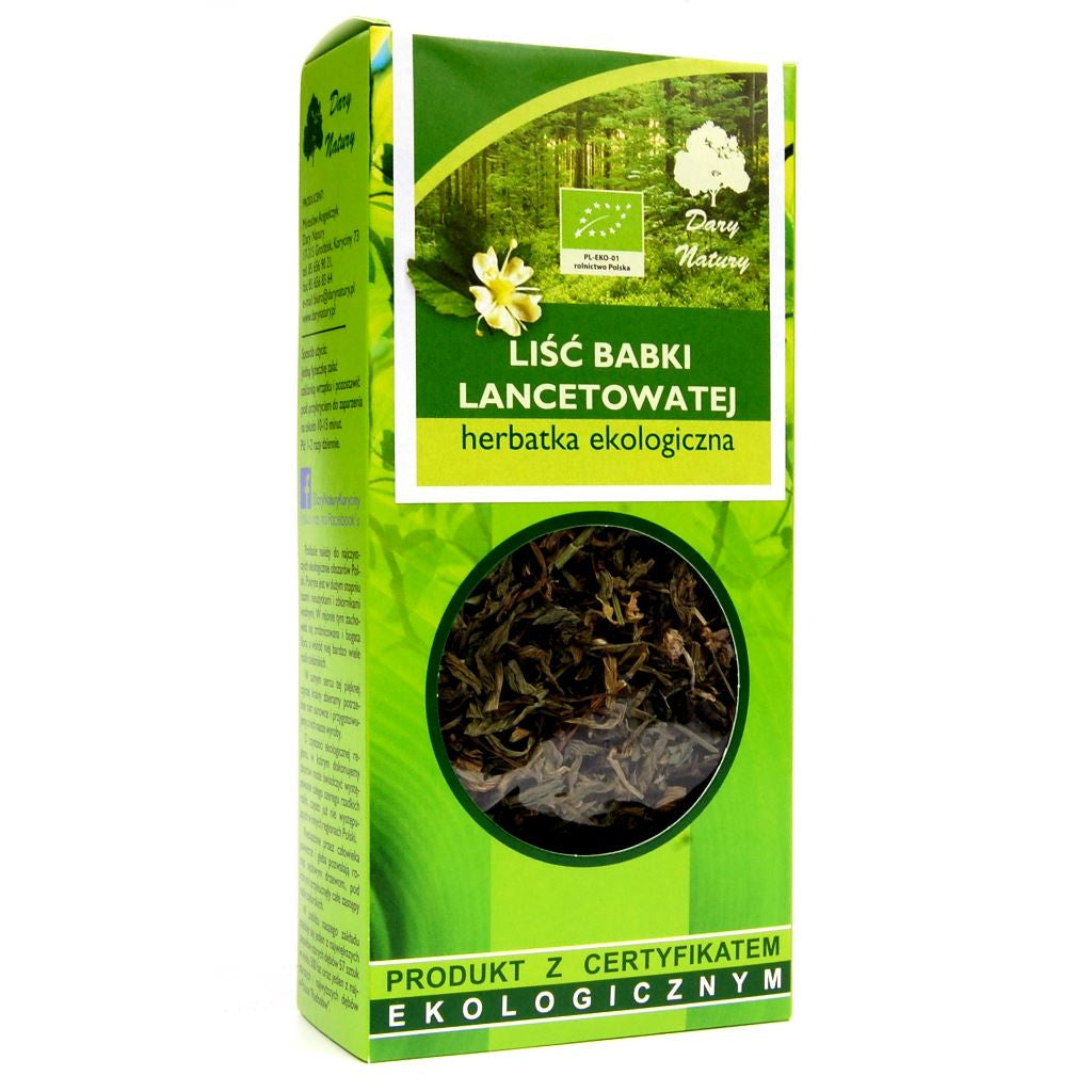 Herbatka Liść Babki Lancetowatej BIO (5 szt x 25 g)