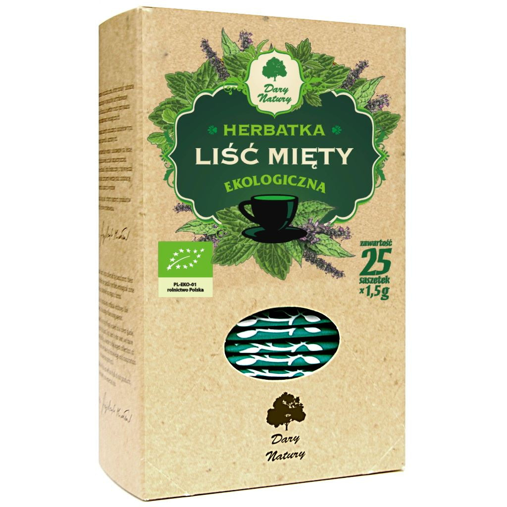 Herbatka Liść Mięty BIO (25 x 1,5 g) 37,5 g (3 szt x 38 g)