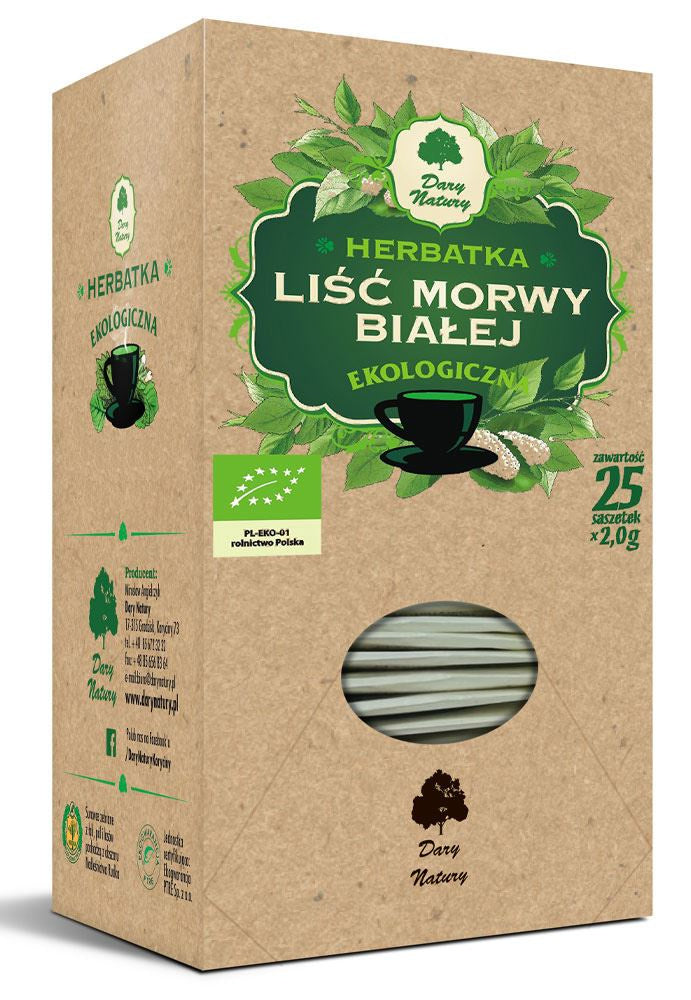 Herbatka Liść Morwy Białej BIO (25 x 2 g) (3 szt x 50 g)