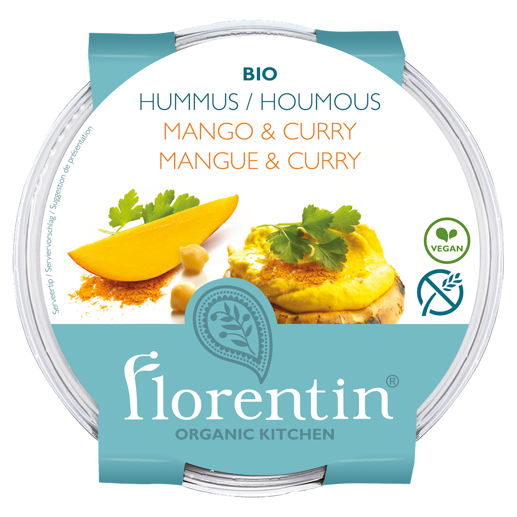 Hummus z Mango i Curry Bezglutenowy BIO (2 szt x 170 g)