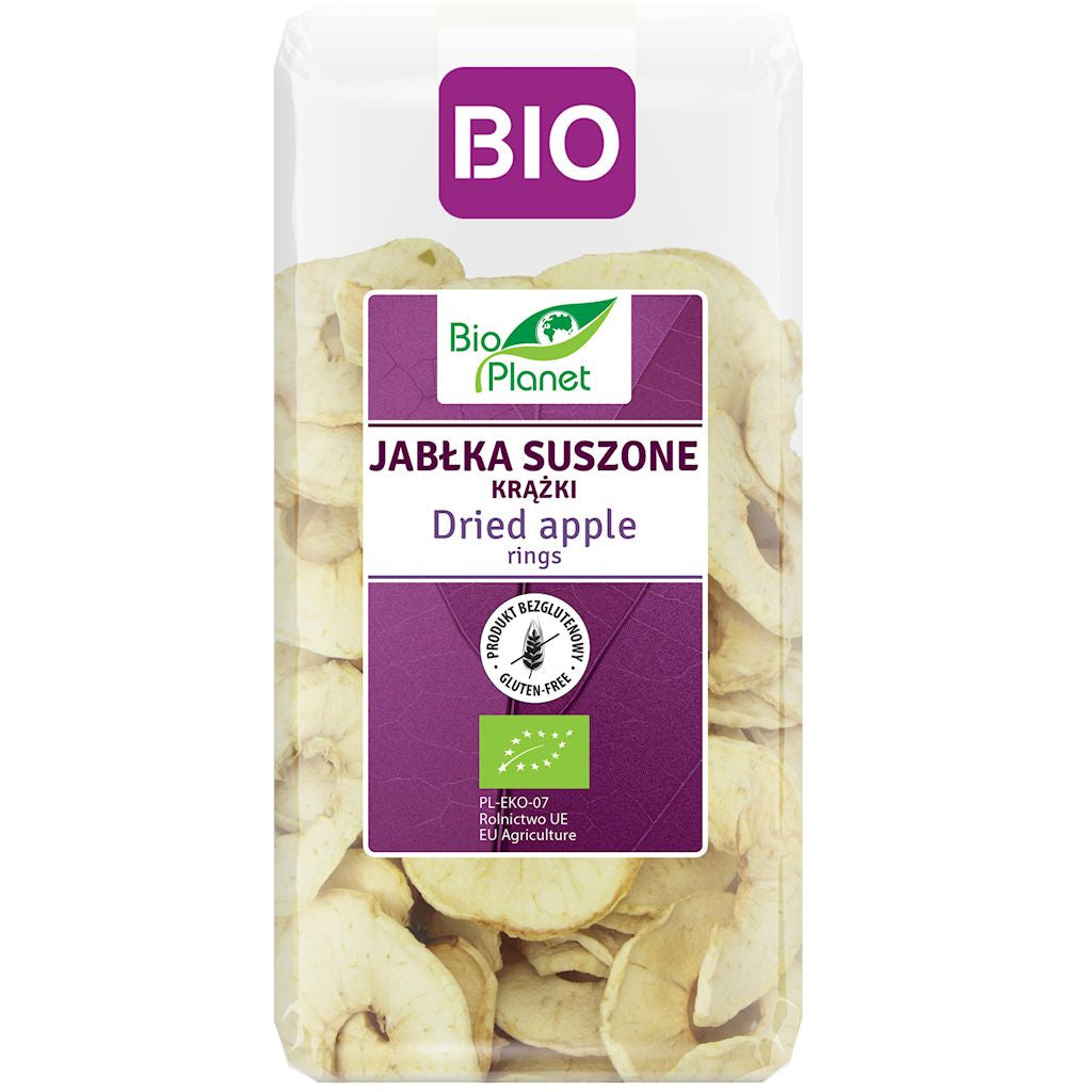 Jabłka Suszone Krążki Bezglutenowe BIO (2 szt x 100 g)