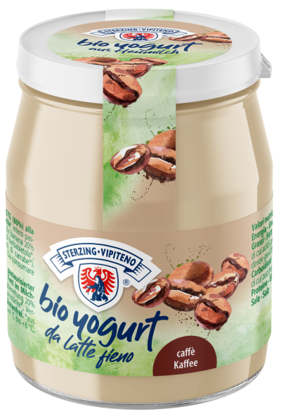 Jogurt Kawowy z Mleka Siennego Bezglutenowy BIO (Słoik) - Sterzing (3 szt x 150 g)