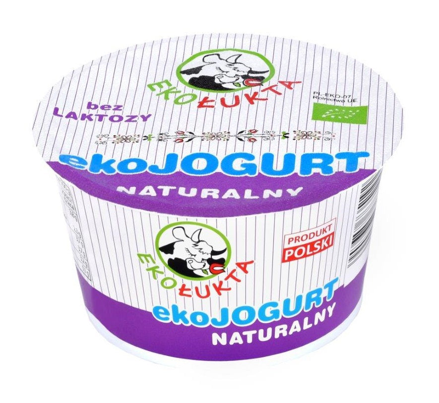 Jogurt Naturalny Bez Laktozy 3,8 % BIO (4 szt x 180 g)