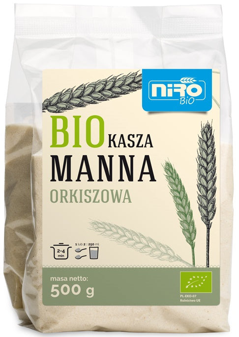 Kasza Manna Orkiszowa BIO (2 szt x 500 g)