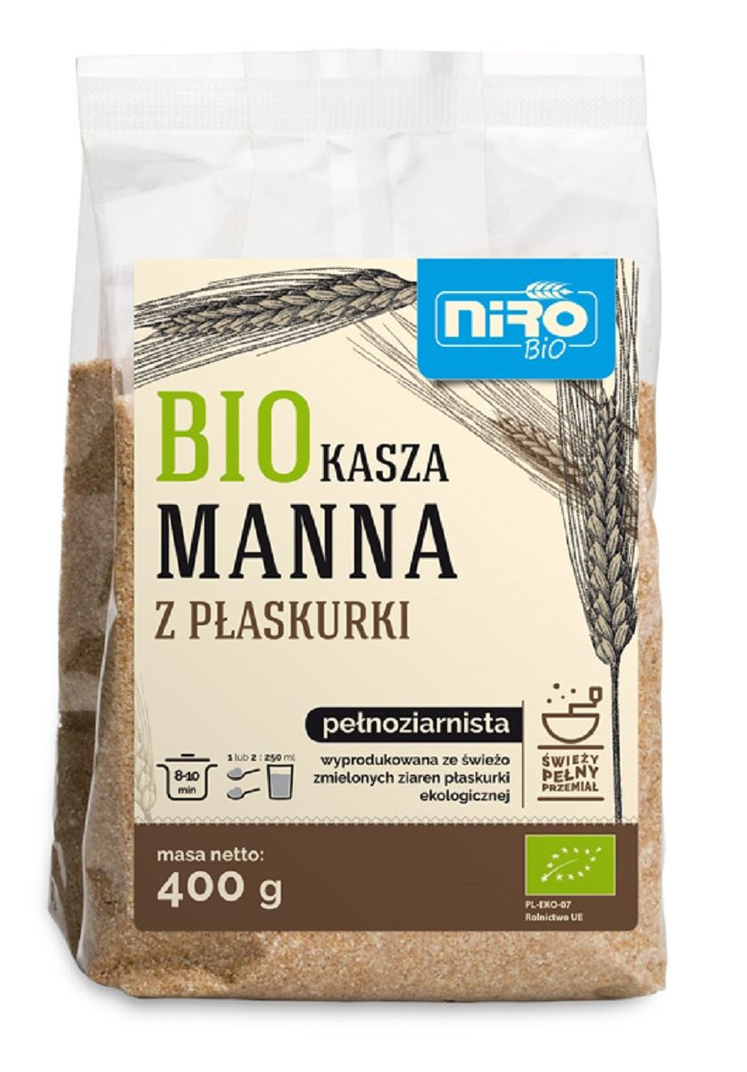 Kasza Manna z Płaskurki BIO (2 szt x 400 g)