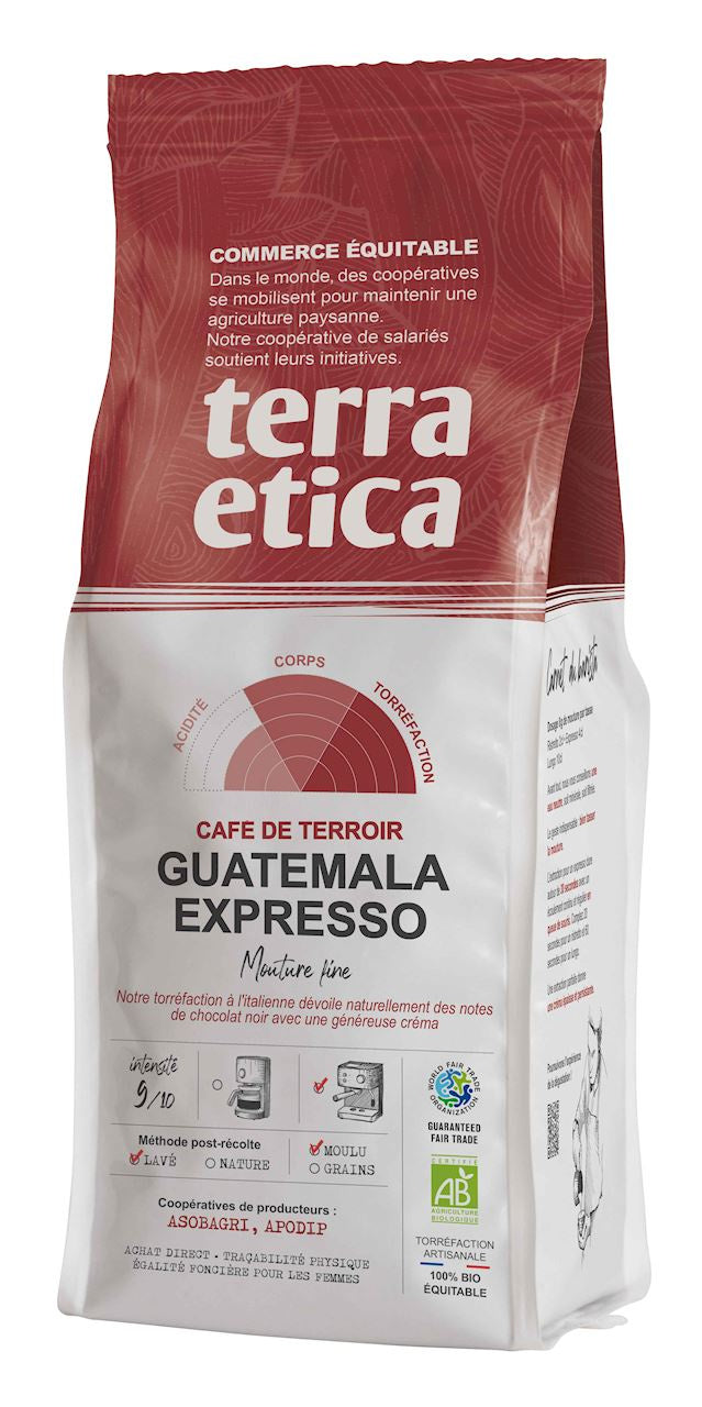 Kawa Mielona Arabica 100 % Espresso Gwatemala Fair Trade BIO 250 g