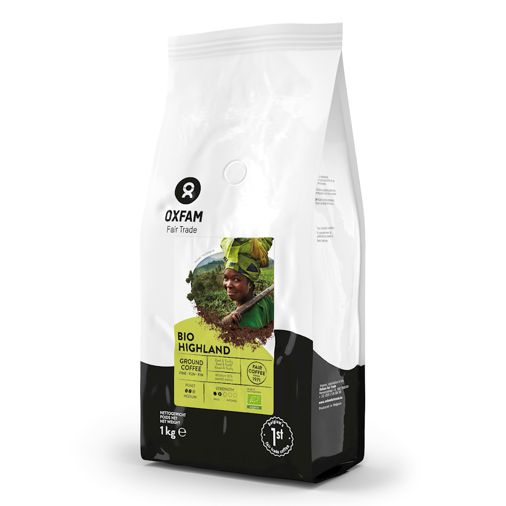 Kawa Mielona Arabica/Robusta Wysokogórska Fair Trade BIO 1 kg