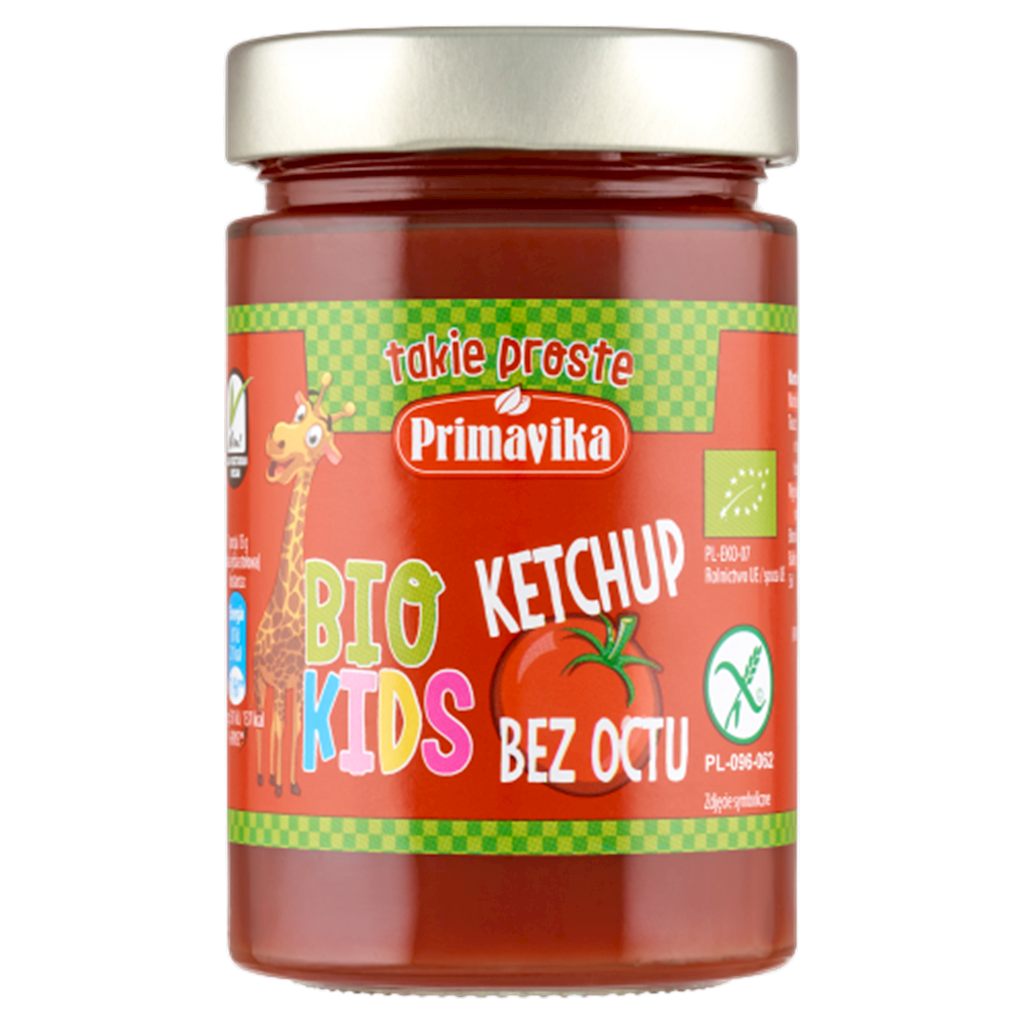 Ketchup Bez Octu Dla Dzieci Bezglutenowy BIO (2 szt x 315 g)