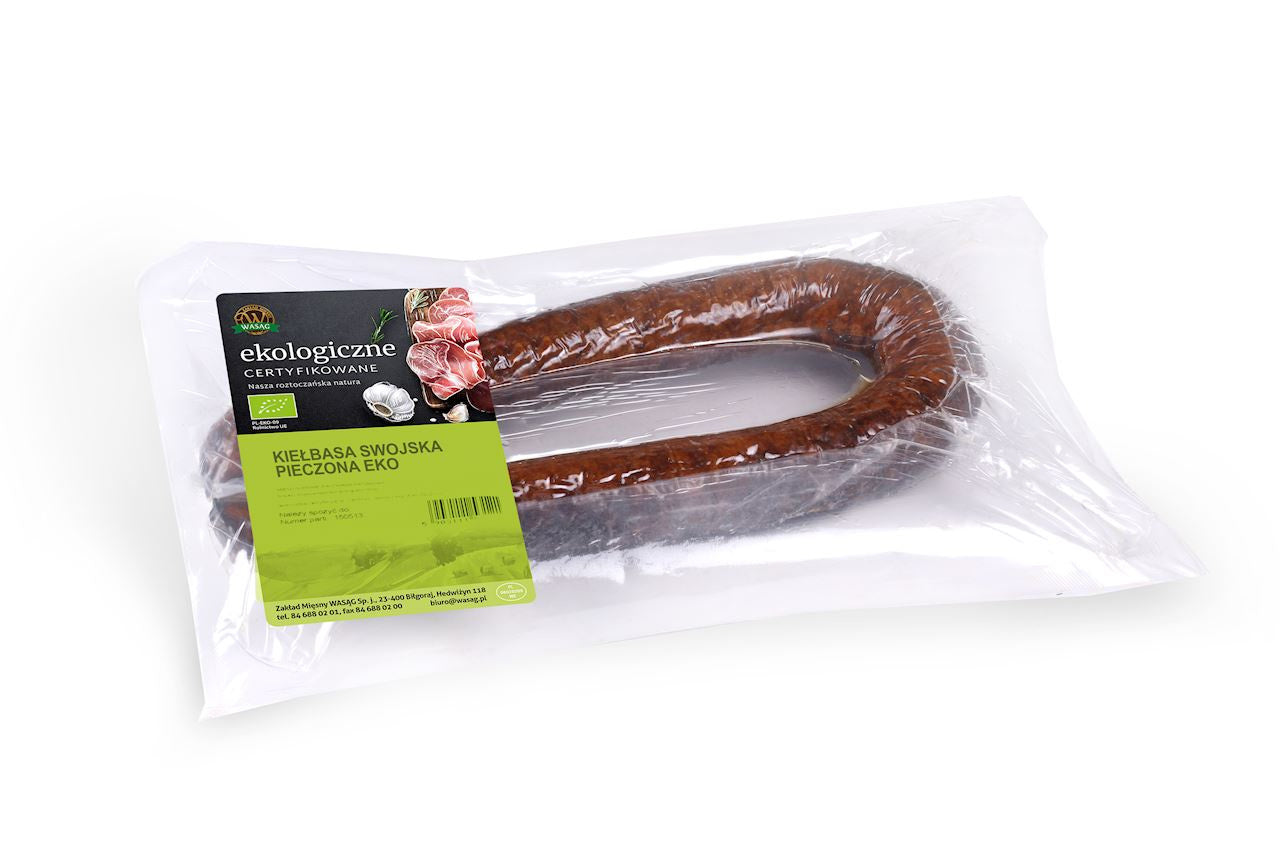 Kiełbasa Swojska Pieczona BIO (Około 0,45 kg)