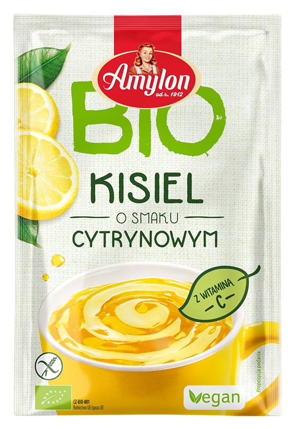 Kisiel Instant o Smaku Cytrynowym Bezglutenowy BIO (15 szt x 30 g)