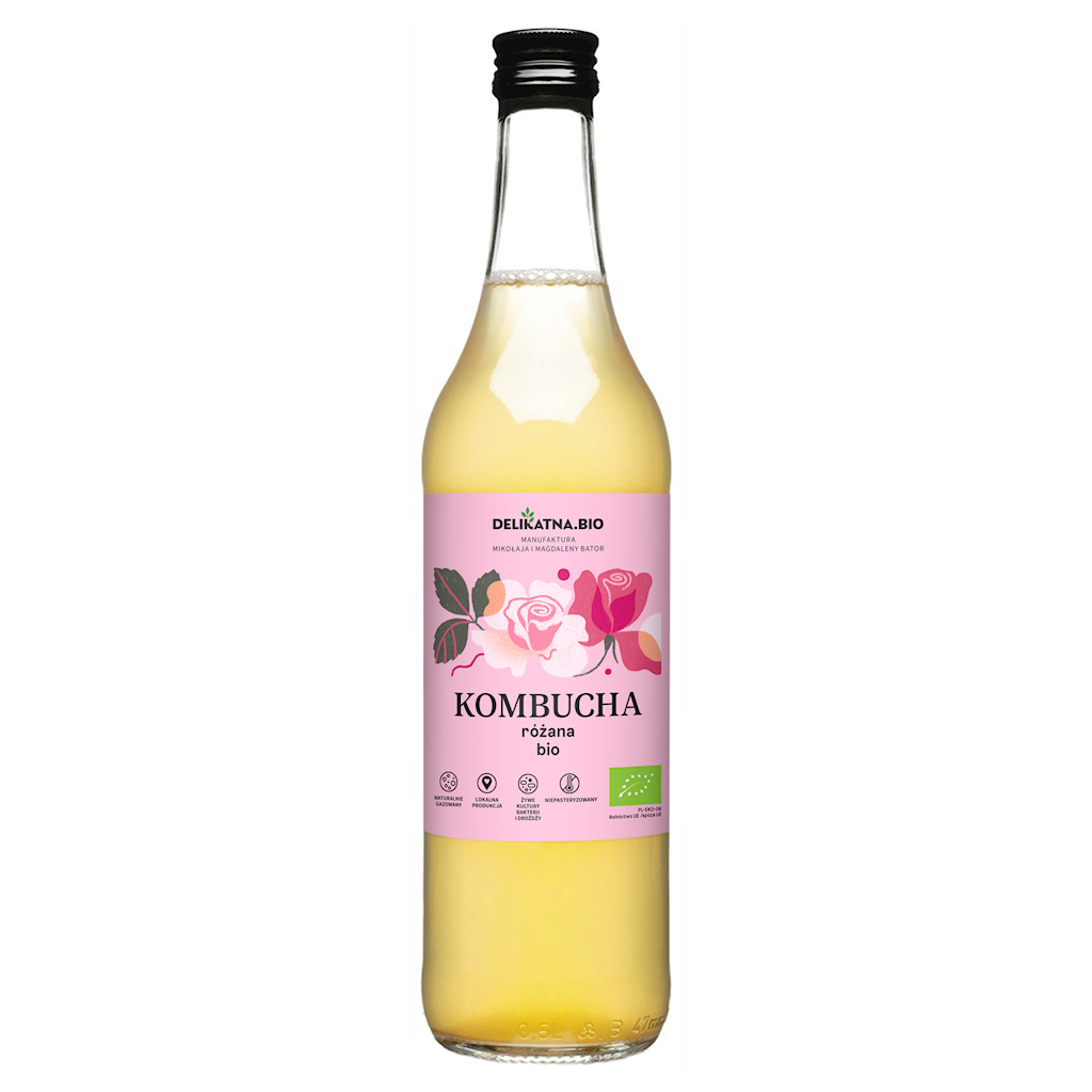 Kombucha Różana BIO (2 szt x 500 ml)