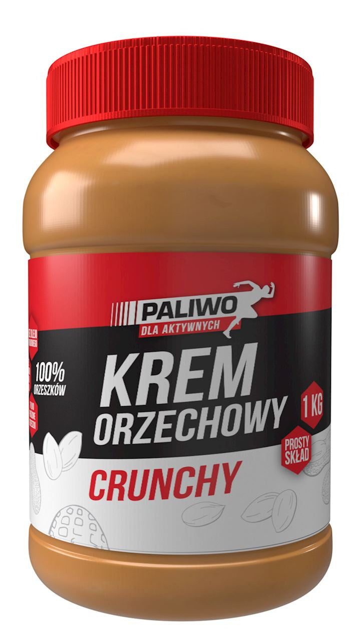 Krem Orzechowy Crunchy 100 % Bez Dodatku Soli i Cukrów 1 kg