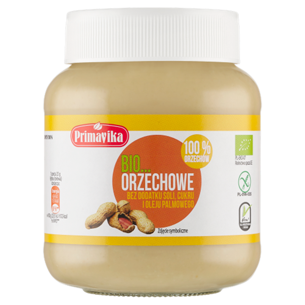 Krem z Orzeszków Ziemnych Prażonych 100 % Bezglutenowy BIO 360 g
