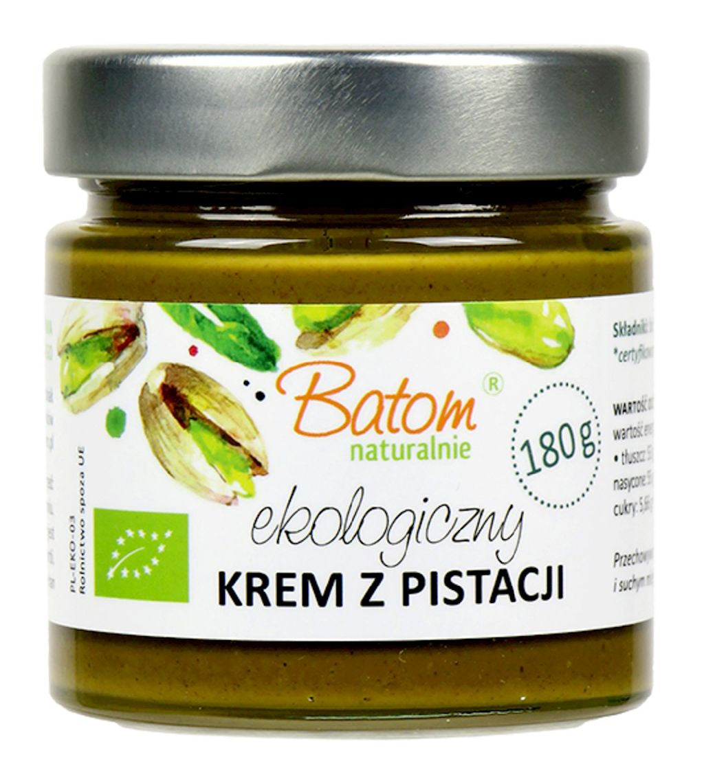Krem z Pistacji Prażonych 100 % BIO 180 g