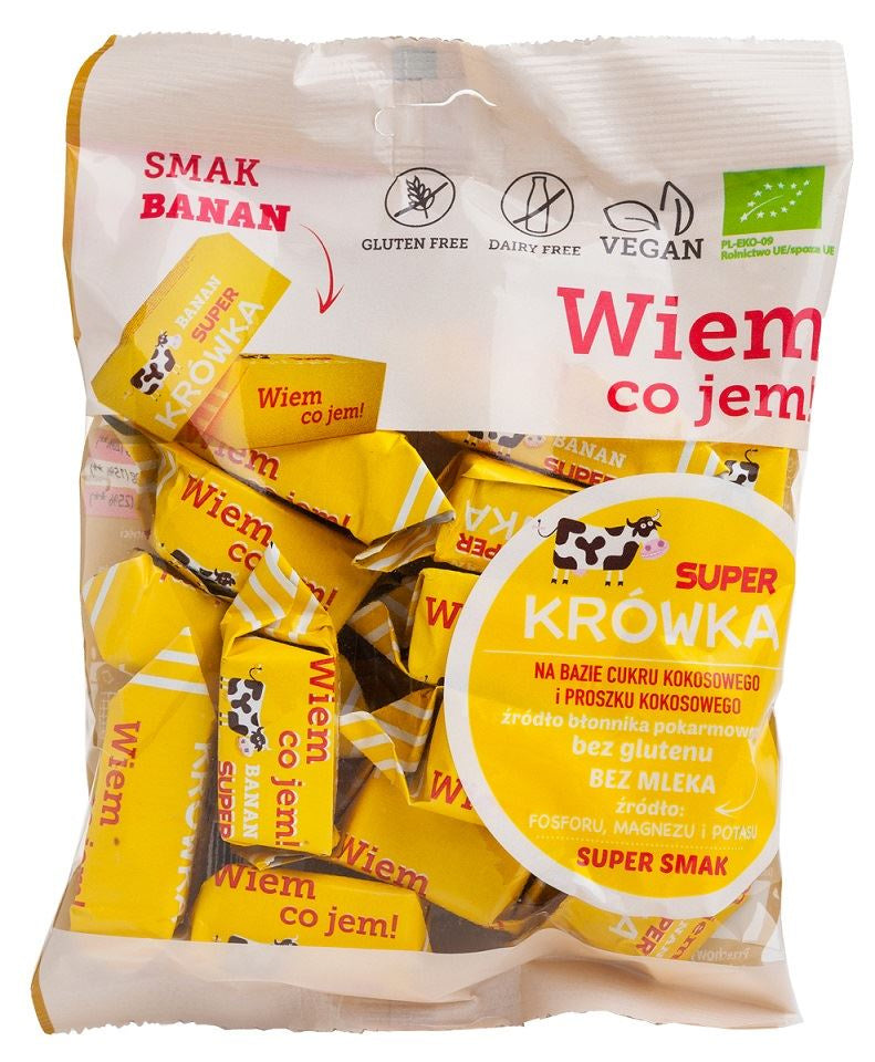 Krówki Bananowe Bezmleczne Bezglutenowe BIO (3 szt x 150 g)