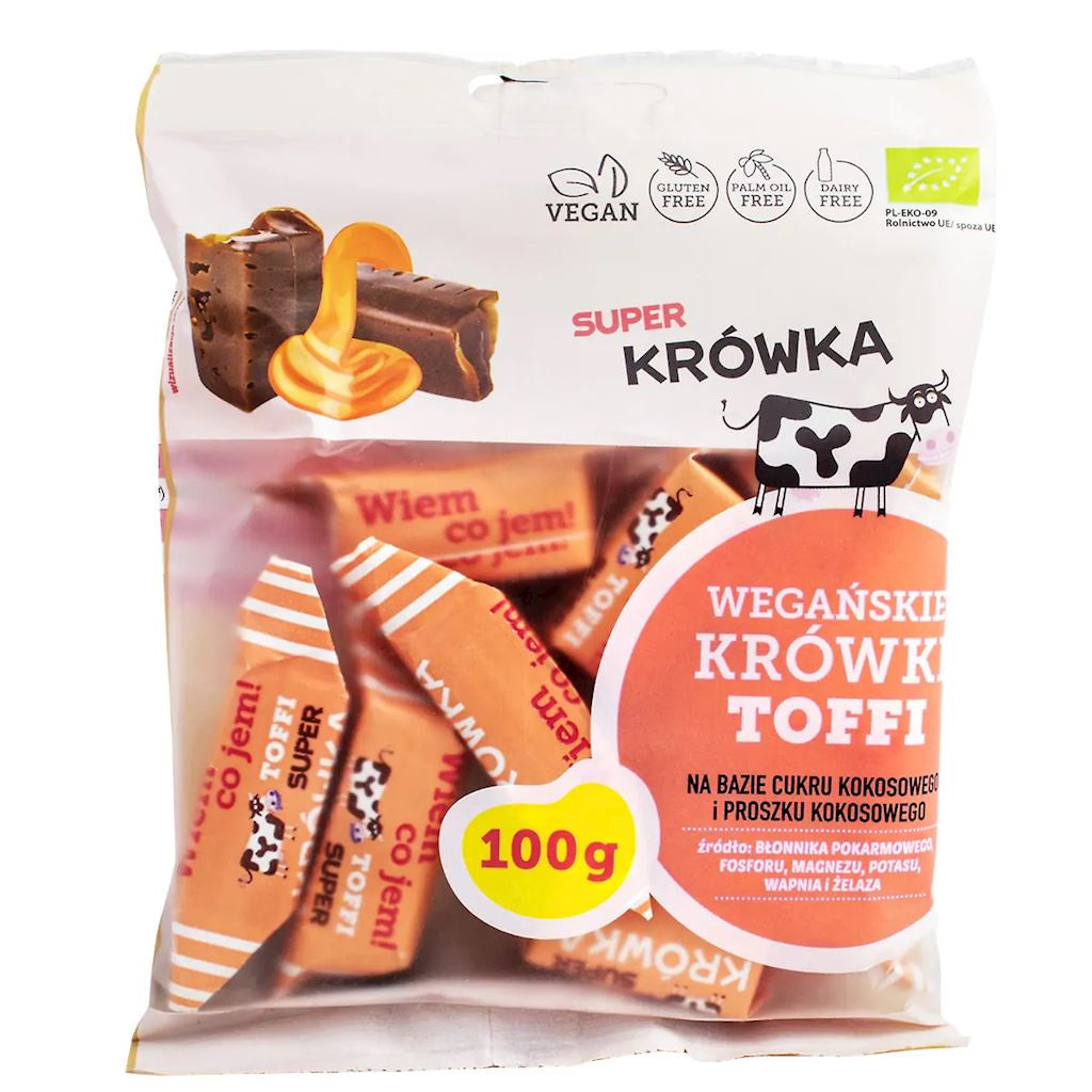 Krówki Toffi Bezmleczne Bezglutenowe BIO (5 szt x 100 g)