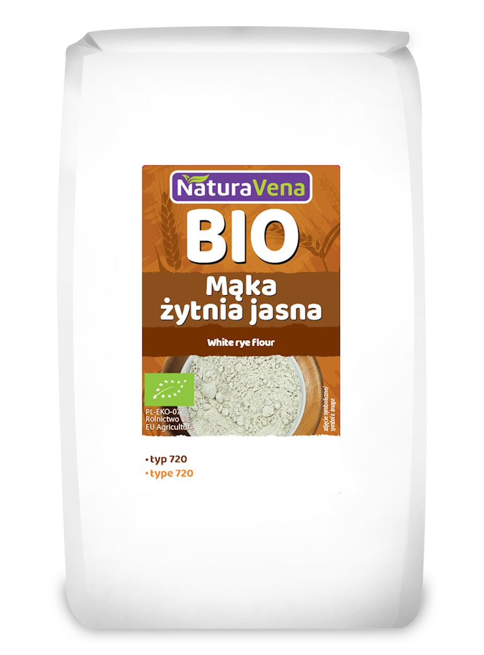 Mąka Żytnia Chlebowa Typ 720 BIO (5 szt x 1 kg)