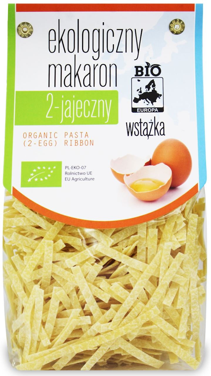 Makaron (2-Jajeczny) Wstążki BIO (3 szt x 250 g)