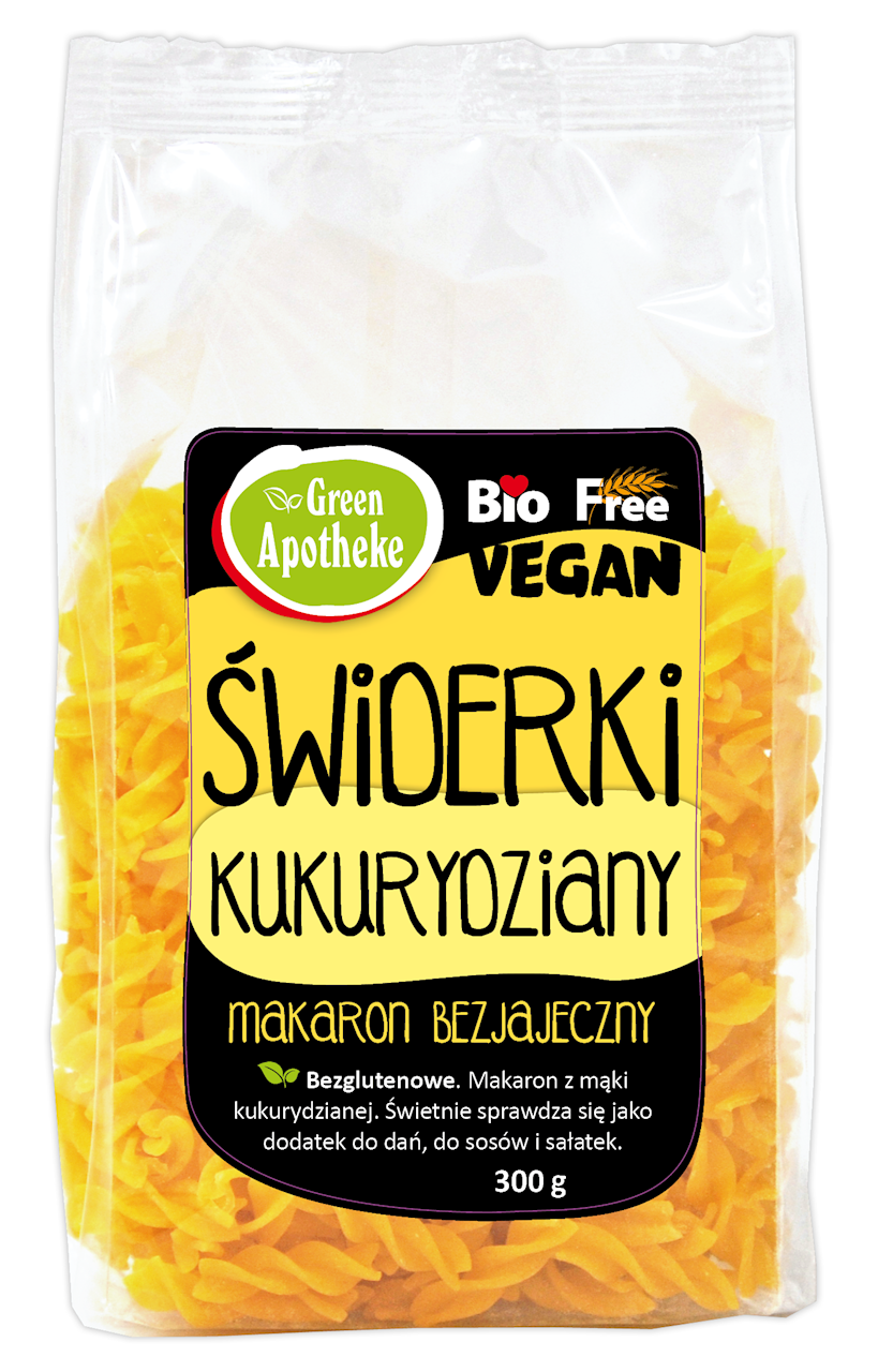 Makaron (Kukurydziany) Świderki Bezglutenowy BIO 300 g