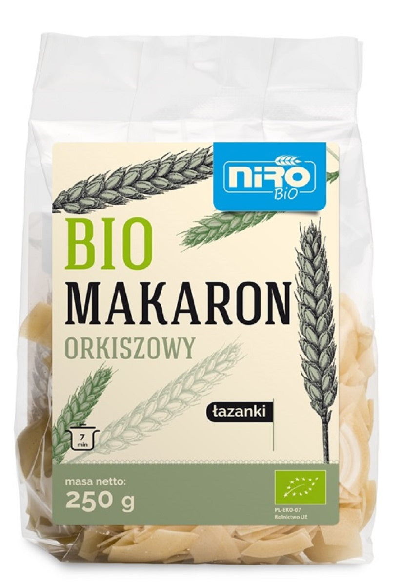 Makaron (Orkiszowy) Łazanki BIO (2 szt x 250 g)