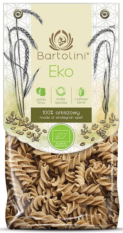 Makaron (Orkiszowy Razowy) Świderki BIO (4 szt x 250 g)