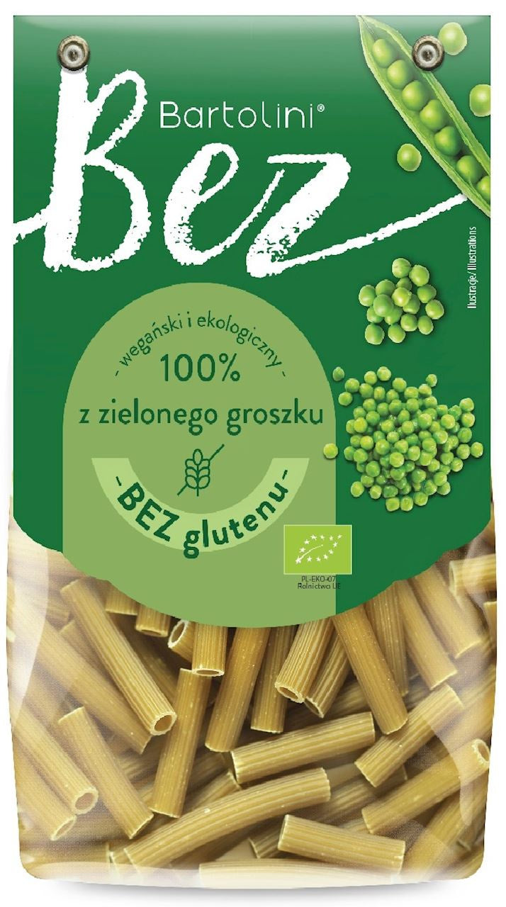 Makaron Proteinowy (Z Groszku Zielonego) Rurka Bezglutenowy BIO (2 szt x 250 g)