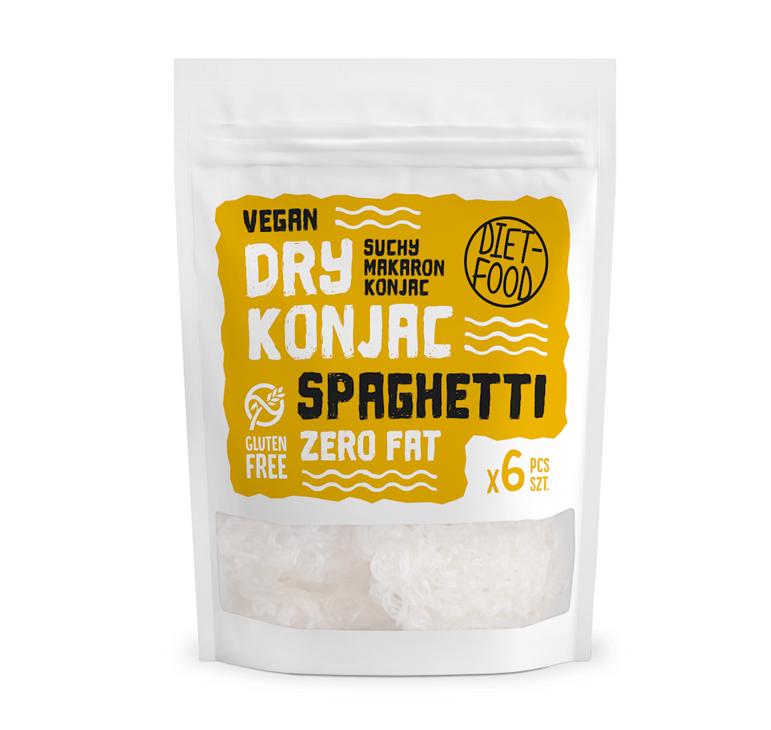 Makaron (Suchy Konjac) Spaghetti Bezglutenowy 150 g - Diet