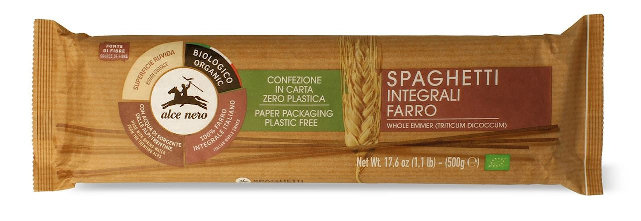 Makaron (Z Płaskurki Razowy) Spaghetti BIO (2 szt x 500 g)