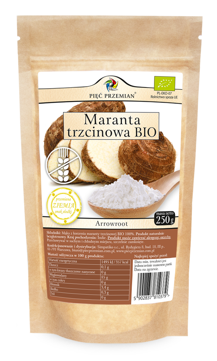 Maranta Trzcinowa Bezglutenowa BIO (2 szt x 250 g)