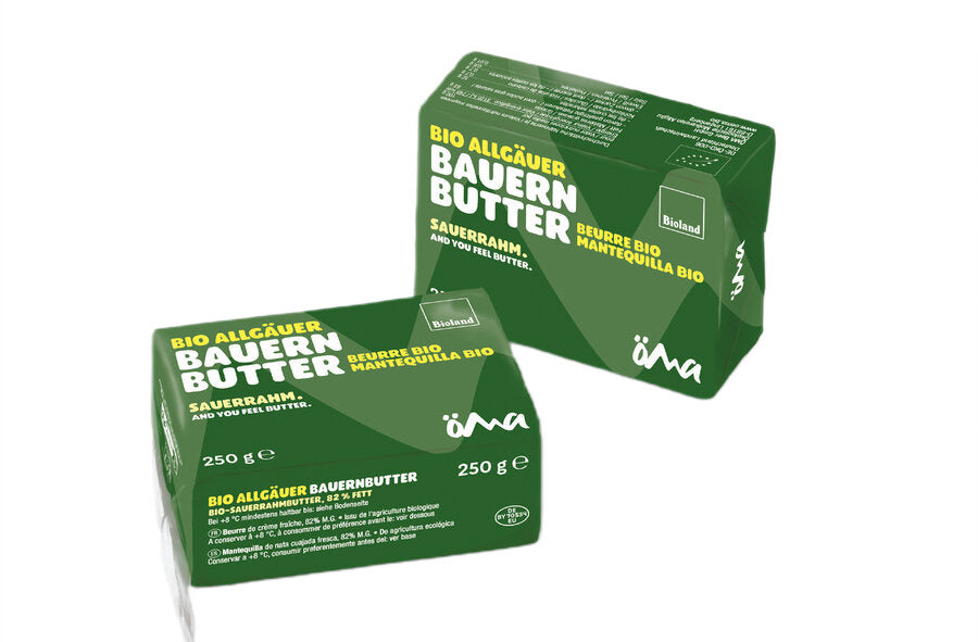 Masło Ekstra Kostka (82 % Tłuszczu) BIO 250 g