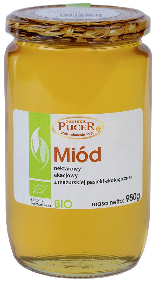 Miód Akacjowy BIO 950 g