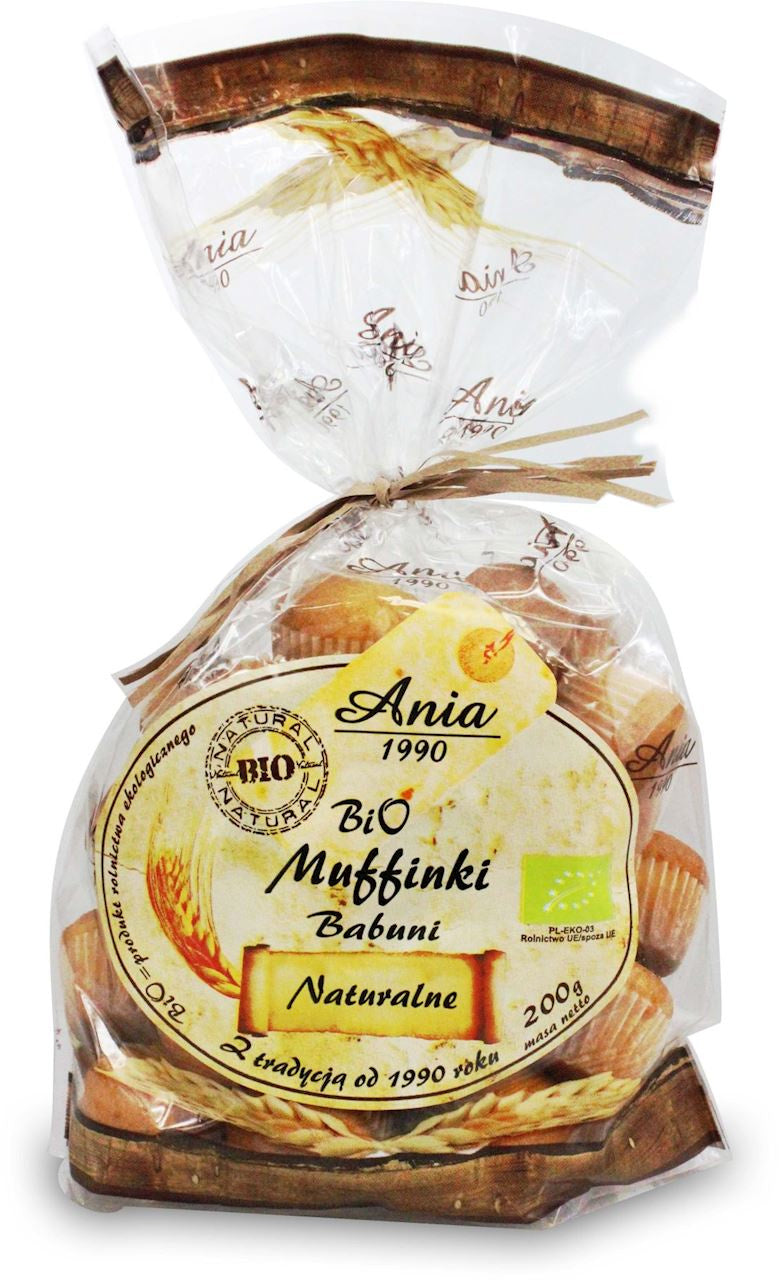 Muffinki Babuni Naturalne BIO (2 szt x 200 g)