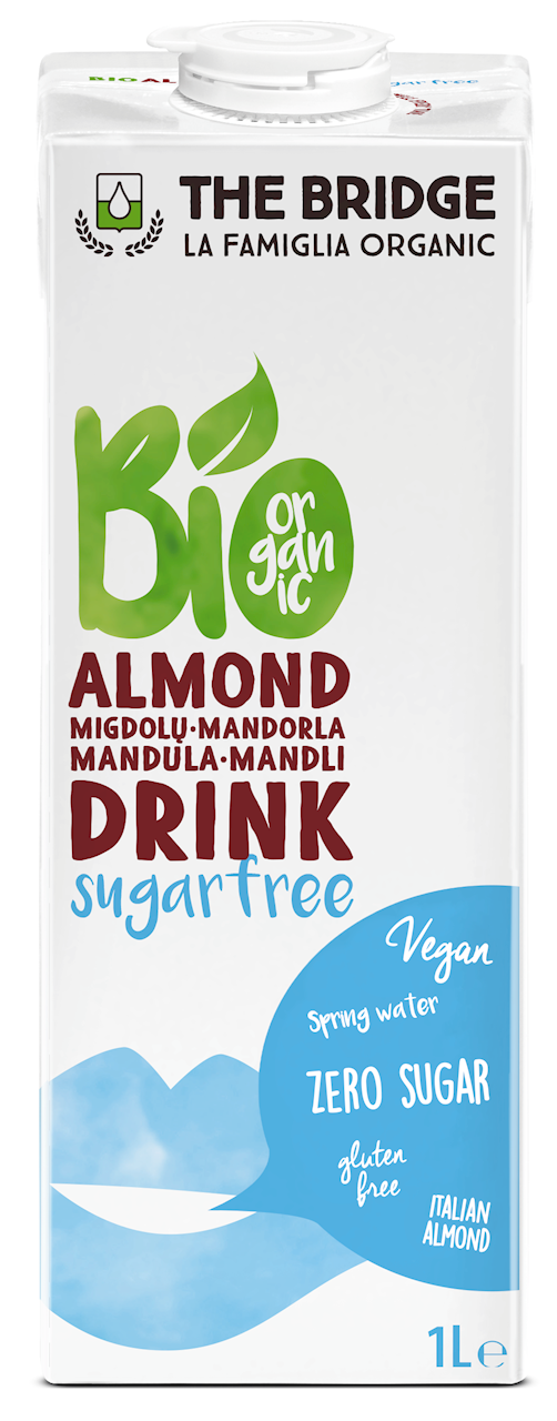 Napój Migdałowy 3 % Bez Cukru Bezglutenowy BIO (2 szt x 1 l)